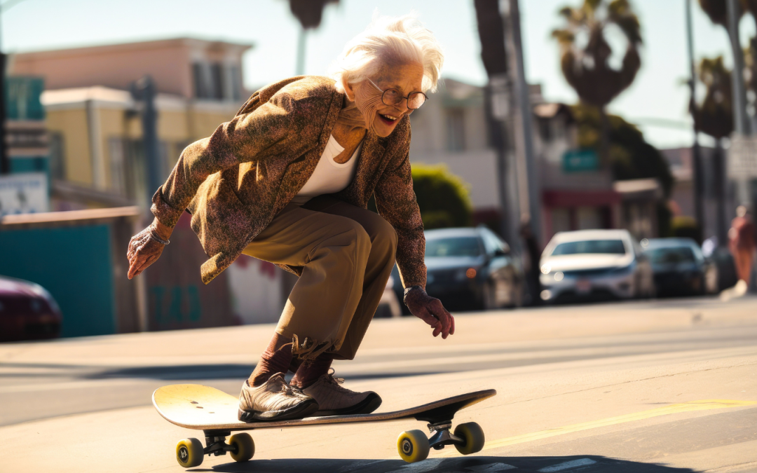 Auch im Alter auf der Überholspur