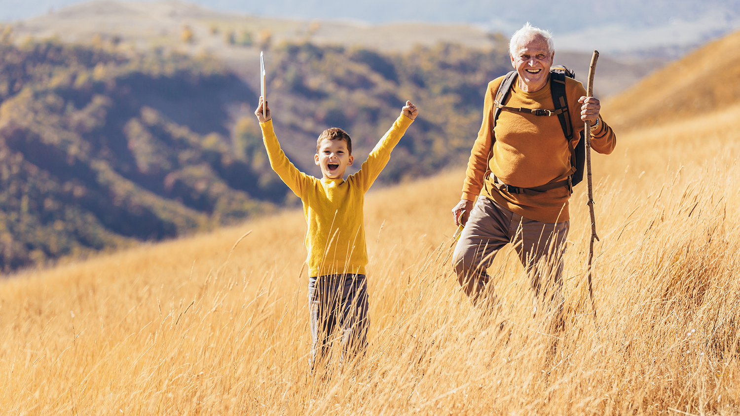 Leichte Wanderungen sind auch für ältere Menschen ein Genuss.